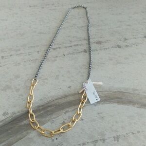Gold chain necklace by CV DESIGNS. 38". NWT!